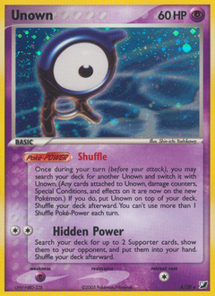 Unown card art