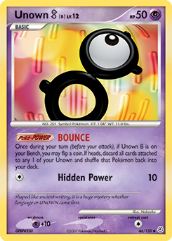 Unown [B] card art