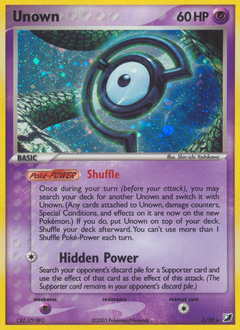 Unown card art