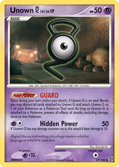 Unown [G] card art