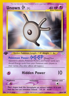 Unown [K] card art