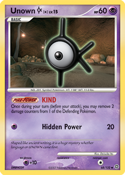 Unown [K] card art