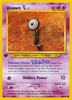 Unown [L] card art