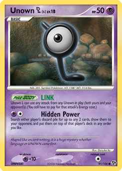 Unown [L] card art