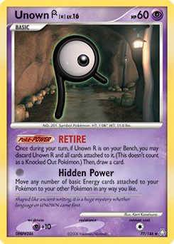 Unown [R] card art