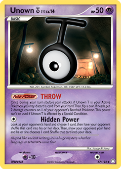 Unown [T] card art