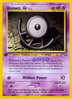 Unown [U] card art
