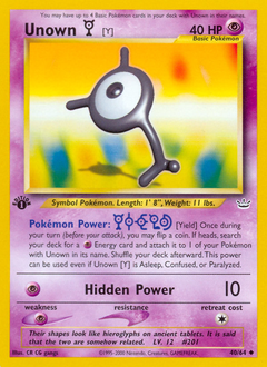 Unown [Y] card art