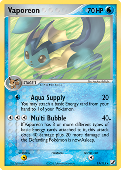 Vaporeon card art