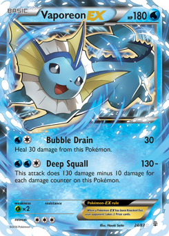 Vaporeon-EX card art