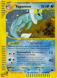 Vaporeon card art