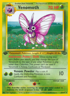 Venomoth card art