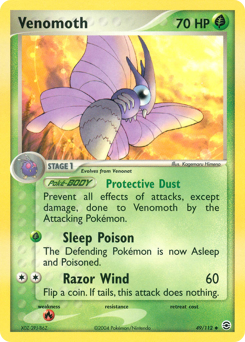 Venomoth card art
