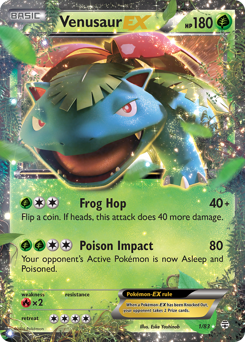 Venusaur-EX card art