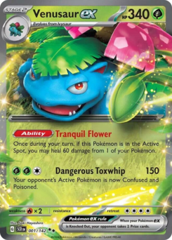 Venusaur ex card art