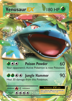 Venusaur-EX card art
