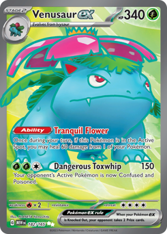 Venusaur ex card art