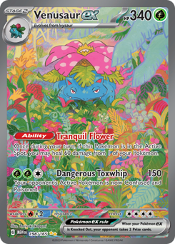 Venusaur ex card art