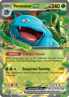 Venusaur ex card art