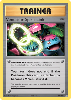 Venusaur Spirit Link card art