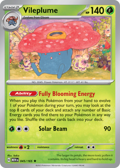Vileplume card art