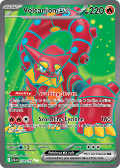 Volcanion ex card art