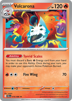 Volcarona card art