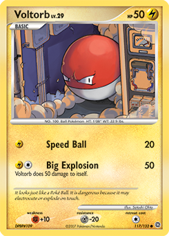 Voltorb card art