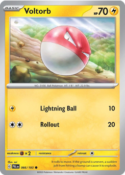 Voltorb card art