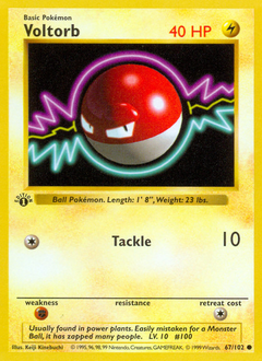 Voltorb card art