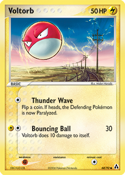 Voltorb card art