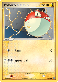 Voltorb card art