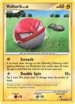 Voltorb card art
