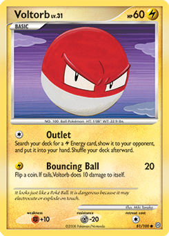 Voltorb card art