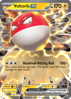 Voltorb ex card art