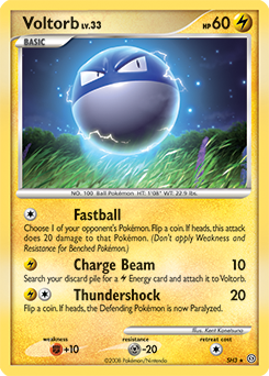 Voltorb card art