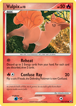 Vulpix card art