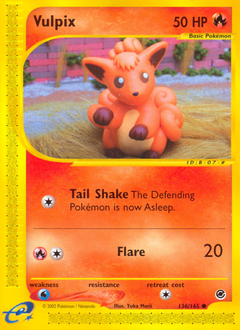 Vulpix card art