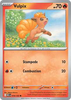 Vulpix card art