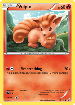 Vulpix card art