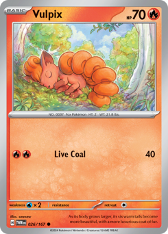 Vulpix card art