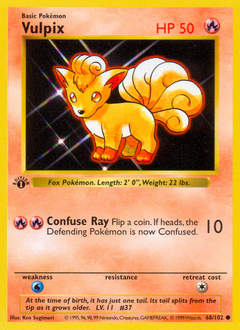 Vulpix card art