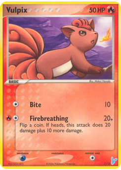 Vulpix card art