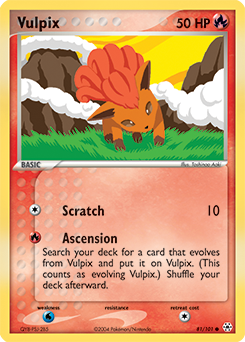 Vulpix card art