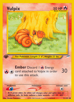 Vulpix card art