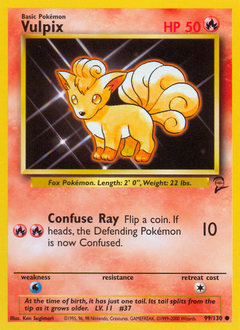 Vulpix card art
