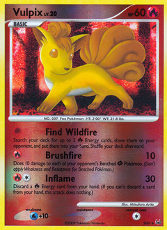 Vulpix card art