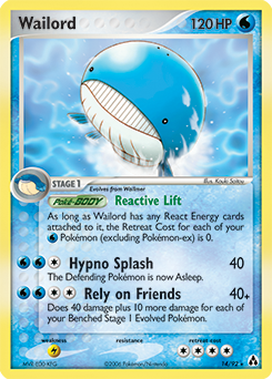 Wailord card art