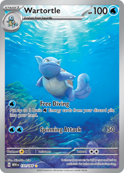 Wartortle card art