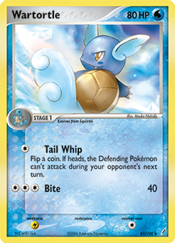 Wartortle card art